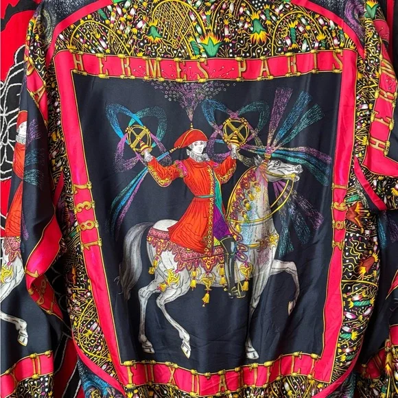 Hermès Paris Silk and Wool Overlay Shirt - Picture 2 of 8